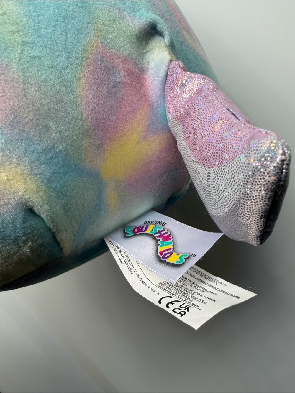 8” Squishmallows Pastel Tie Dye Unicorn Plush NWT - Picture 5 of 8